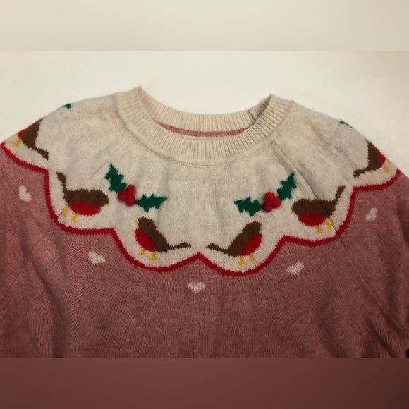 NWOT Boden Edie Holiday Fair Isle Crewneck Sweater - Picture 8 of 11